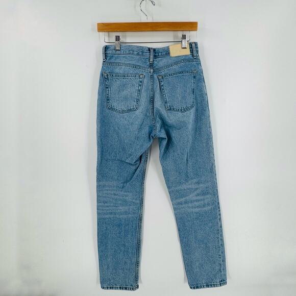 Everlane Medium Wash Button Fly The 90s Cheeky Jean Organic Cotton 25R - Picture 4 of 9